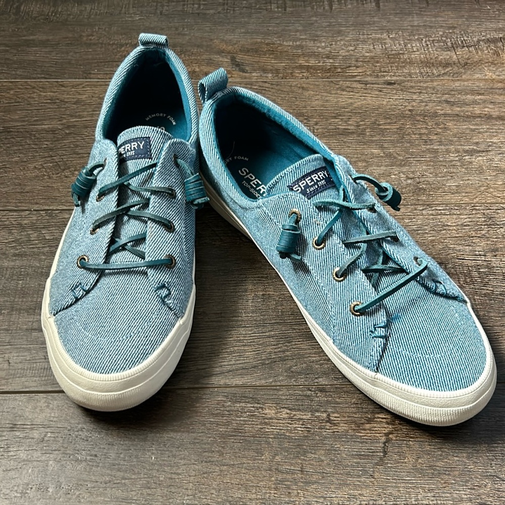 Brand new, never worn blue Sperry sneakers